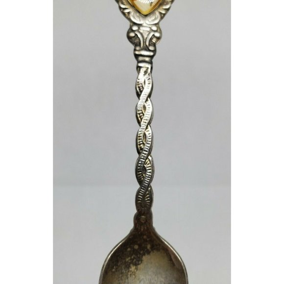 Rare Japan Graphic Vintage Silver Mini Collectible Spoon Home Décor - Picture 6 of 12
